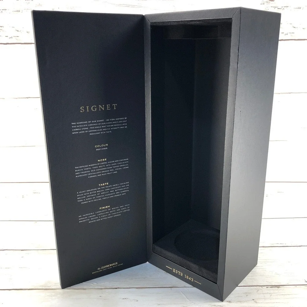 Glenmorangie‎ Signet Box & Octomore 11.3 Islay Barley Tin Empty Whisky Packaging
